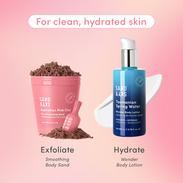 Australian Pink Clay Smoothing Body Sand